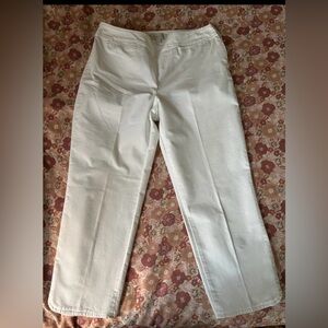 Talbots Size 8 Petite Women’s Capri Pants Trousers 32x22.5”  Side Zip
